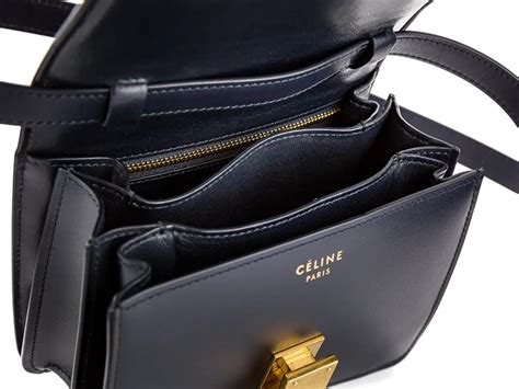 celine box black bag|pre owned celine bags.